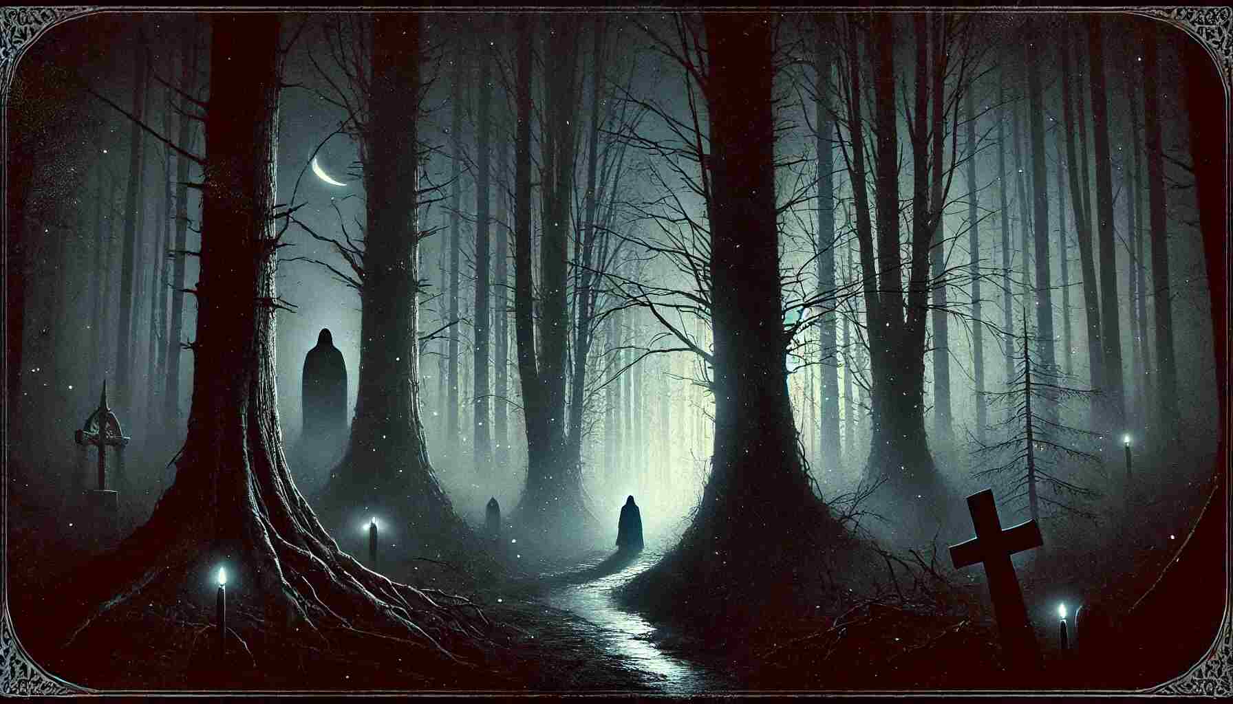 Gothic, atmospheric scene