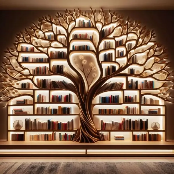 Large Bookshelf Tree