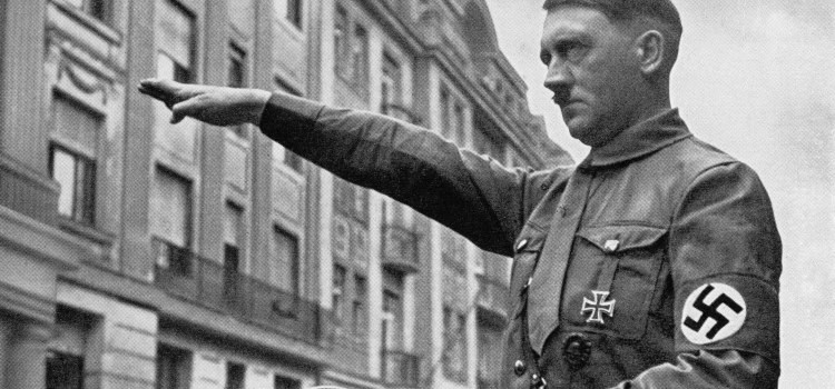 Adolf Hitler Saluting